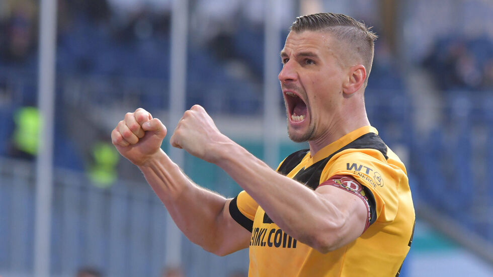 Dynamo-Kapitän Stefan Kutschke Dynamo-Kapitän Stefan Kutschke