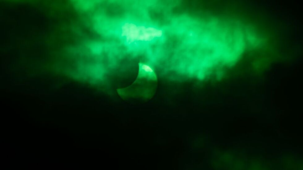 Am Dienstag konnte in der Lausitz eine partielle Sonnenfinsternis beobachtet werden. 