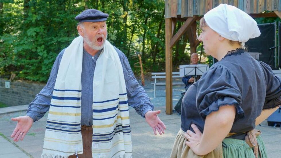 Werner Haas bei einem Auftritt auf der Küchwaldbühne.