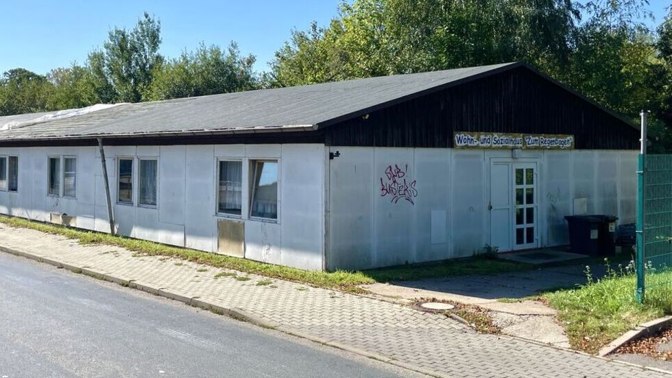 Im "Regenbogenhaus" in Pölbitz wohnen aktuell 22 Menschen.