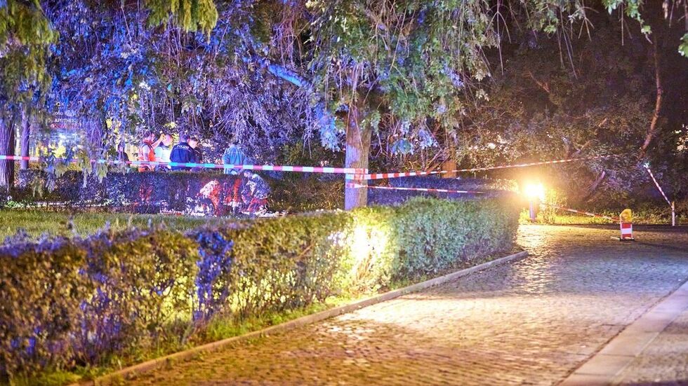 Der Tatort in der Pirnaer Innenstadt.