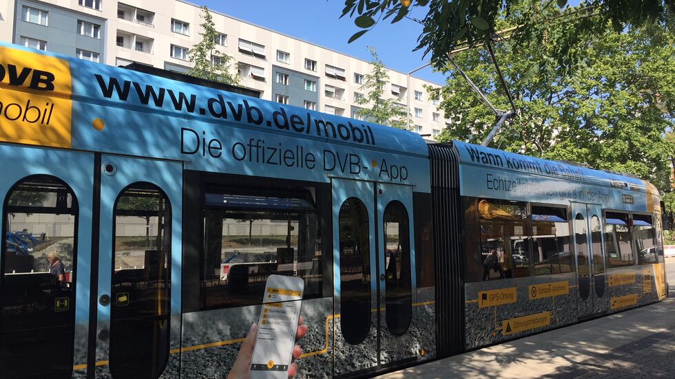 Die Straßenbahnlinie 6 wird ab Montag für zwei Wochen lang umgeleitet. (Symbolbild)