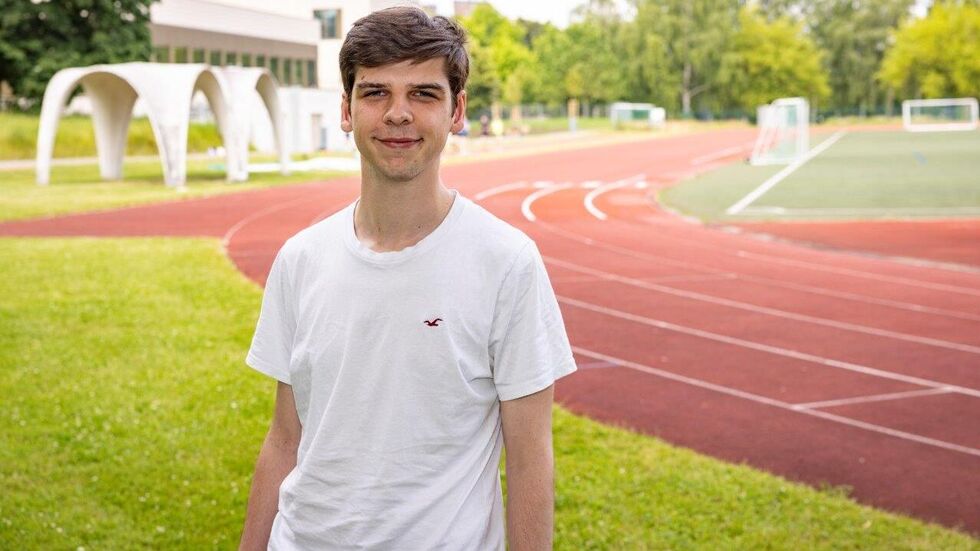 Nino Stelzner, Masterstudent der Physik