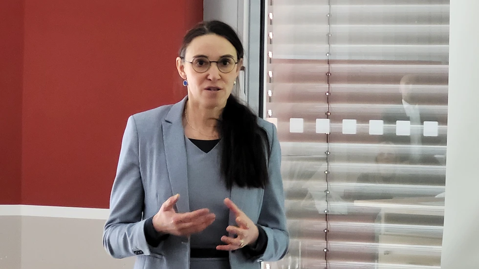 Ines Hofmann, Geschäftsführerin des Städtischen Klinikums Görlitz