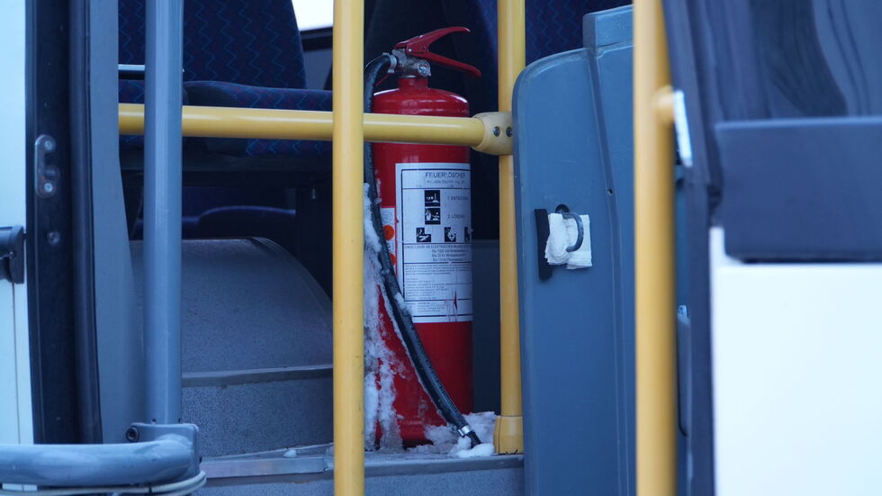 Dieser Feuerlöscher war die Rettung.