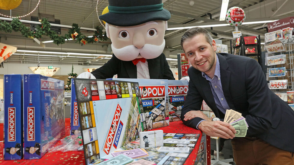 Der Schöpfer des Zwickau-Monopoly, Florian Freitag, wagt sich mit seinem Team in diesem Jahr an eine Sachsen-Edition.