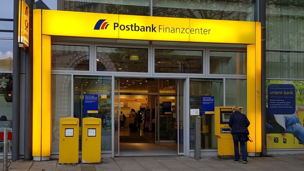 Eine Postbank-Filiale (Symbolbild).