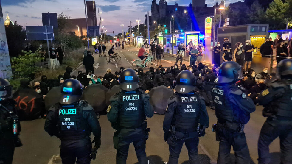 Blockade auf dem Ring