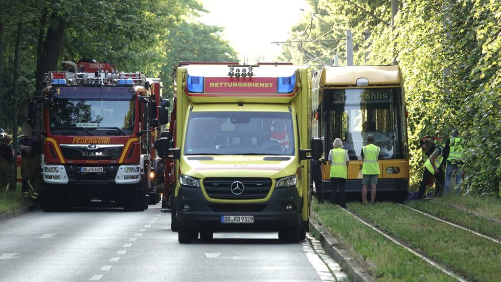 Mit einer Straßenbahn der Linie 1 kam es zu dem tragischen Unglück.