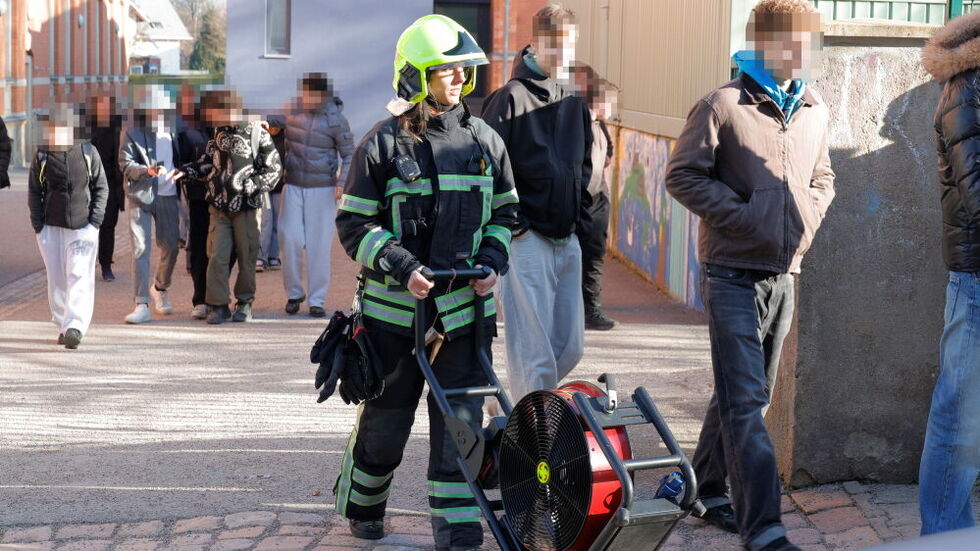 Einige Klassenräume wurden evakuiert.