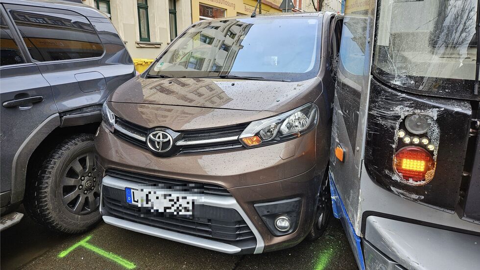 Das Malheur von Nahem.