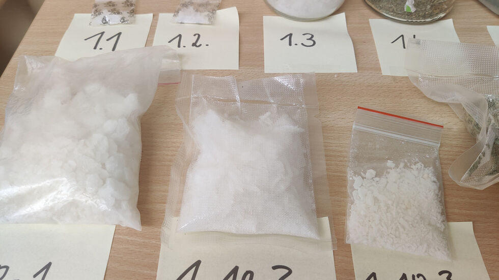 Die sichergestellten Drogen