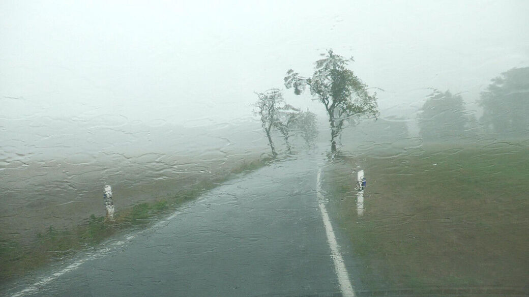 Zeitweise gab es für Autofahrer keinen Durchblick.