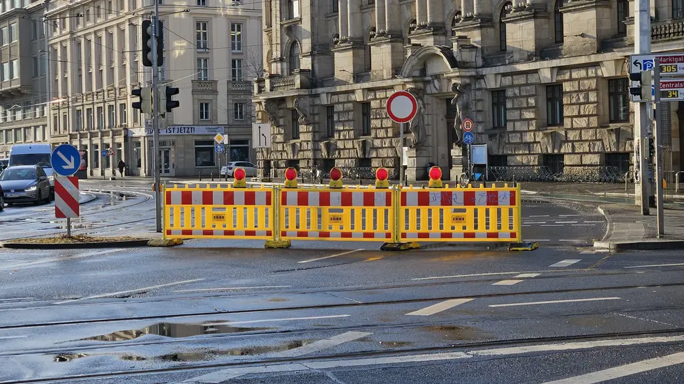 Der Innenstadtring wurde teilweise gesperrt.