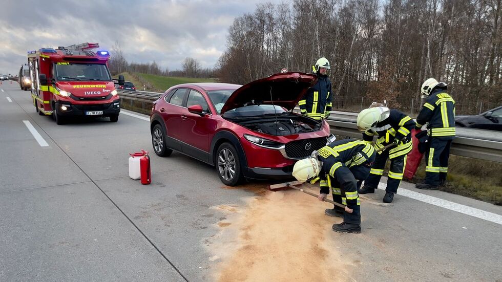 Der Auffahrunfall war gegen 14:30 Uhr passiert.