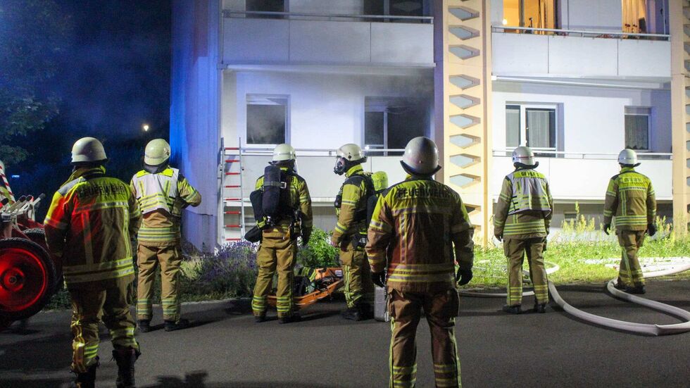 Der Brand in der Erdgeschosswohnung konnte schnell gelöscht werden.