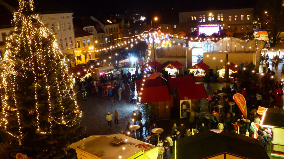 Teschenmarkt in Hoyerswerda. Archivbild
