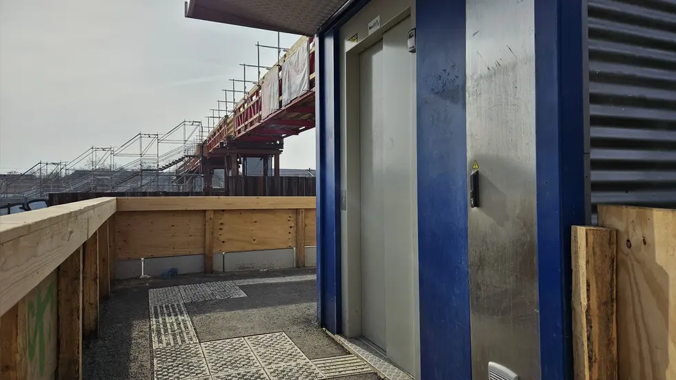 Der Fahrstuhl bleibt vorerst Außer Betrieb