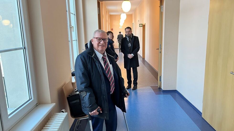 Gerhard Lemm zum Prozess am Amtsgericht Kamenz. 