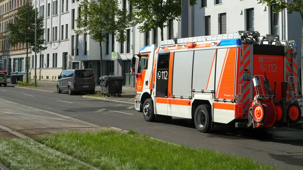 Die Prager Straße musste zeitweise gesperrt werden.