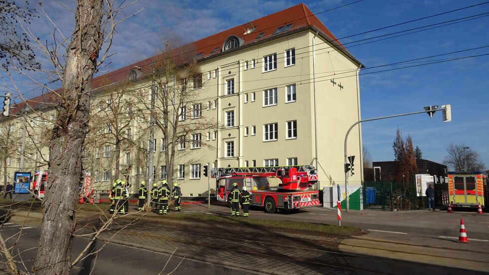 Die Rettungskräfte rückten mit einem Großaufgebot an. 