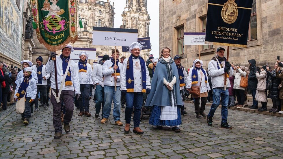 Festumzug am Fürstenzug
