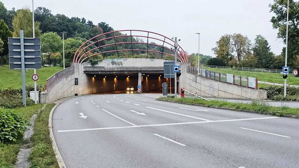 B-93-Tunnel in Zwickau