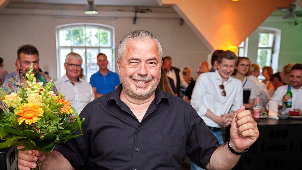 Michael Geisler wurde bei der Landratswahl am 12. Juni mit 54,4 Prozent im Amt bestätigt