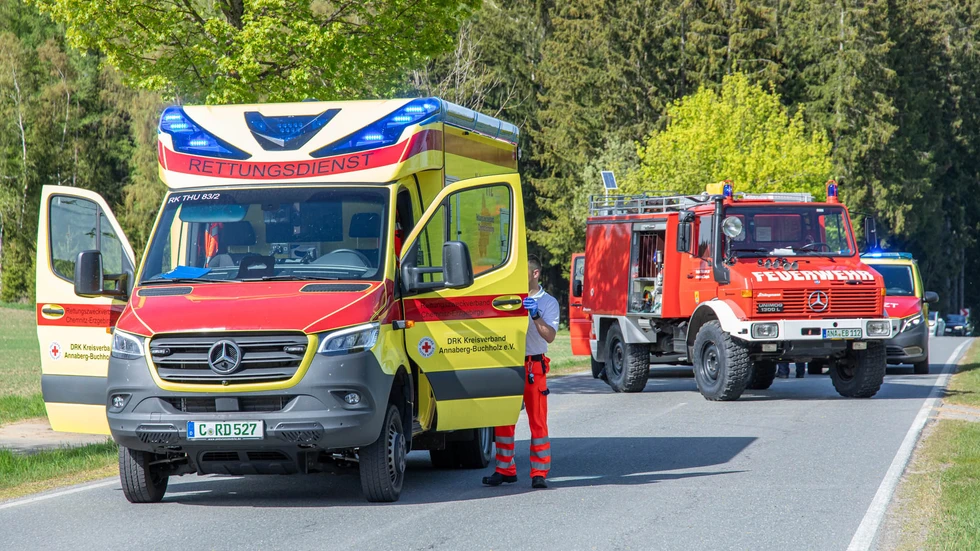 Am Einsatzort.