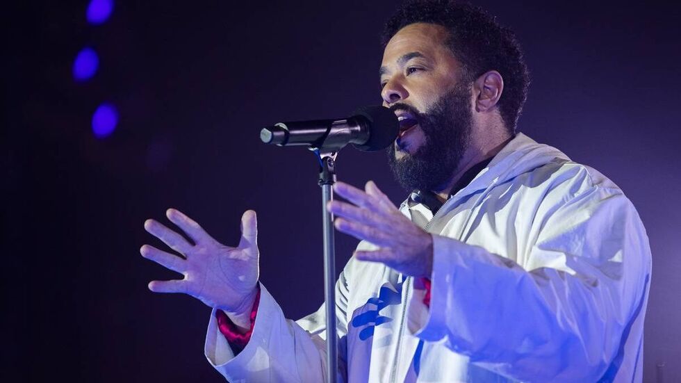 Adel Tawil bei einem seiner Konzerte. 