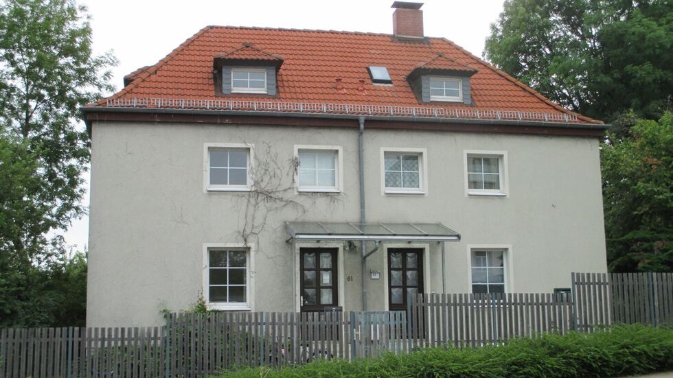 Das Doppelhaus auf der Bergstraße in Dresden Plauen wurde 1926 erbaut
