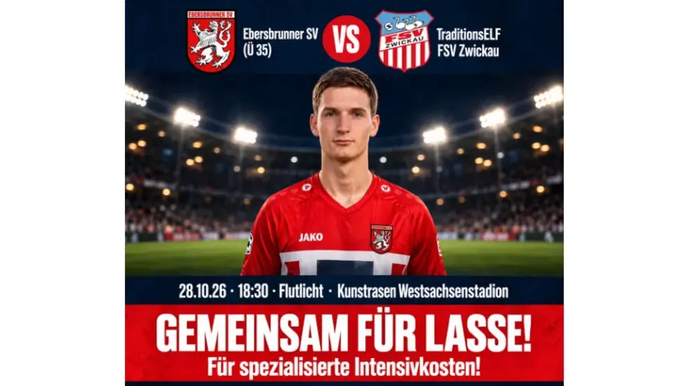 Mit dieser Grafik bewirbt der Ebersbrunner SV das Spiel auf Instagram.