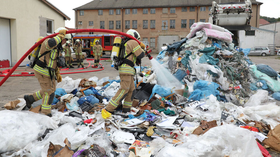 Das Feuer wurde schnell gelöscht.
