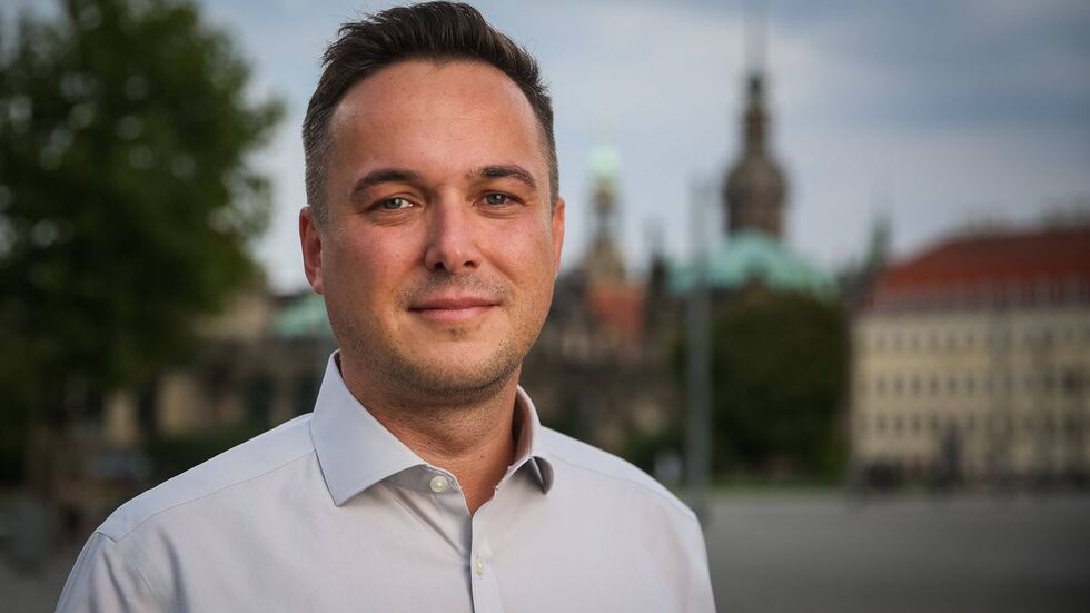 Der Dresdner Stadtrat Robert Malorny (43) führt die FDP in den Landtagswahlkampf 2024