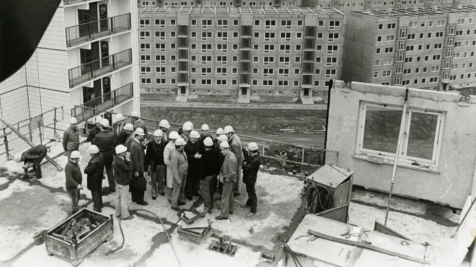Plattenbau in Dresden-Gorbitz Plattenbau in Dresden-Gorbitz