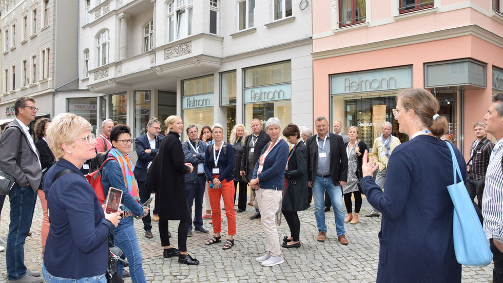 Unternehmer, Politiker und andere Persönlichkeiten, die sich für die Zwickauer Innenstadt engagieren haben sich am Mittwoch zum Ideenaustausch getroffen. 
