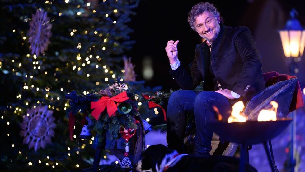 Jonas Kaufmann ist im Erzgebirge zu Gast und zeichnet hier das ZDF Weihnachtskonzert auf.