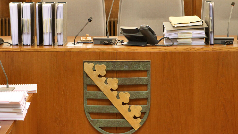 Ein Gerichtssaal im Leipziger Landgericht (Symbolbild).