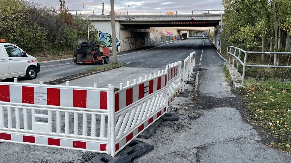 Viel fehlt nicht mehr – am 17. November sollen die Arbeiten an der Olzmannstraße abgeschlossen sein.