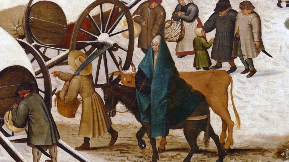 Der Zensus hat eine lange Geschichte. Hinweise auf Volkszählungen reichen bis auf 2700 v. Chr. zurück. Der Maler Pieter Bruegel der Ältere wählte die Volkszählung in Bethlehem als Motiv. Das Bild entstand 1566. 