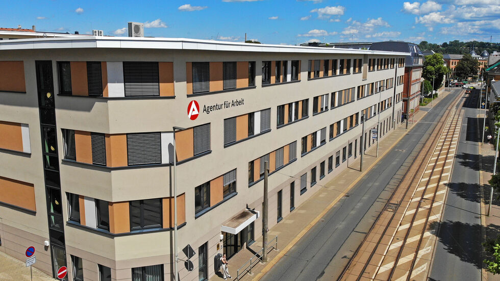 Die Zwickauer Arbeitsagentur an der Werdauer Straße.