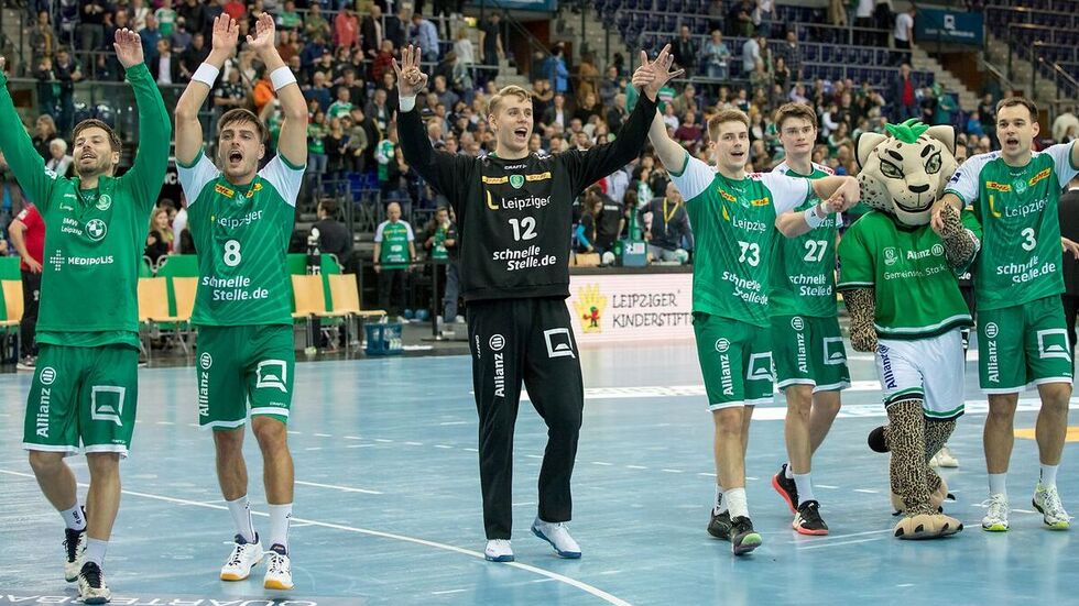 Jubel nach der Partie.