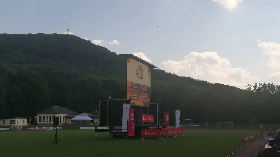 Sommerkino in der WGF Arena in Freital