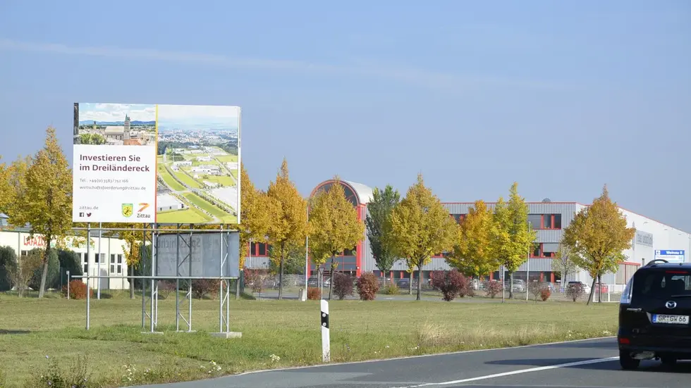 Gewerbegebiet in Zittau