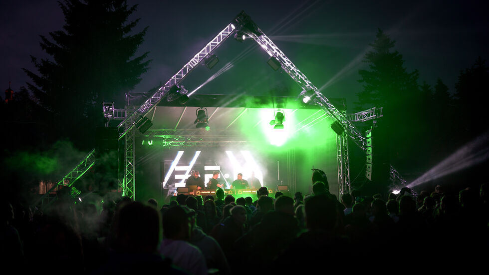 Auf dem Festplatz in Deutschneudorf wird wieder gefeiert.