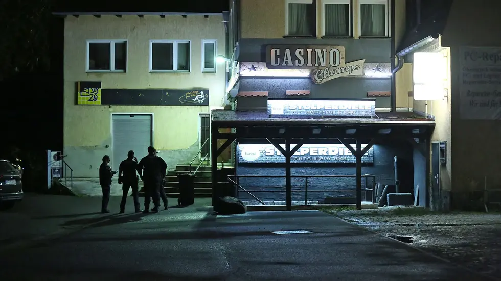 Das Casino auf der Breitscheidstraße wurde überfallen Das Casino auf der Breitscheidstraße wurde überfallen