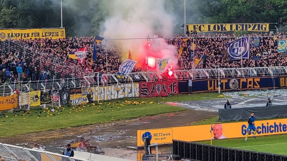 Fans von Lok Leipzig (Symbolbild).