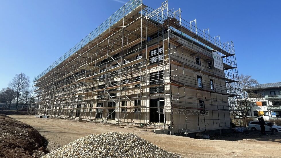 Das zweite Projekt, bei dem Richtfest gefeiert wurde 