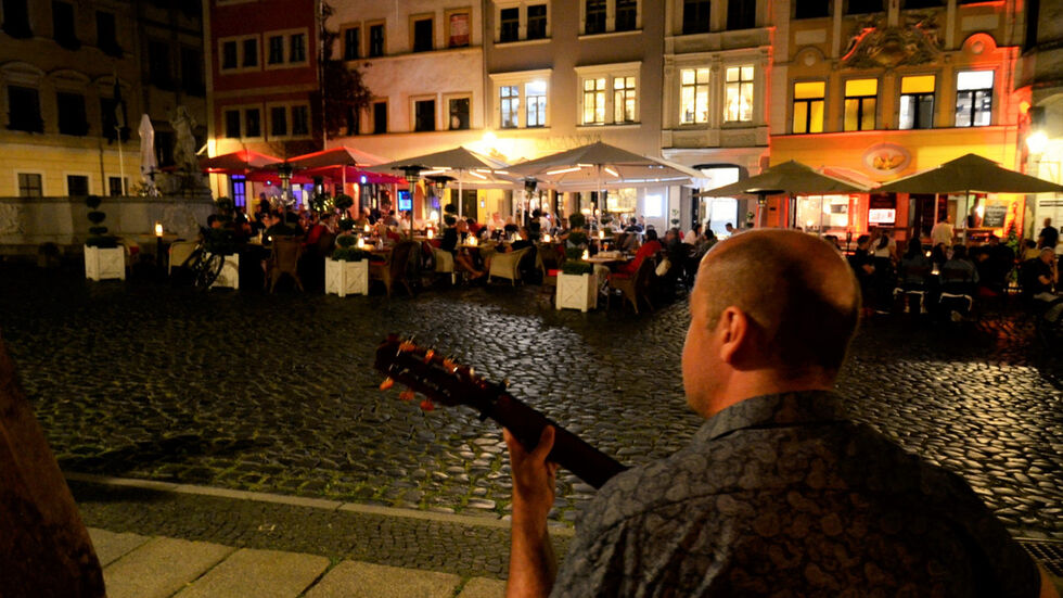 Abends auf dem Görlitzer Untermarkt