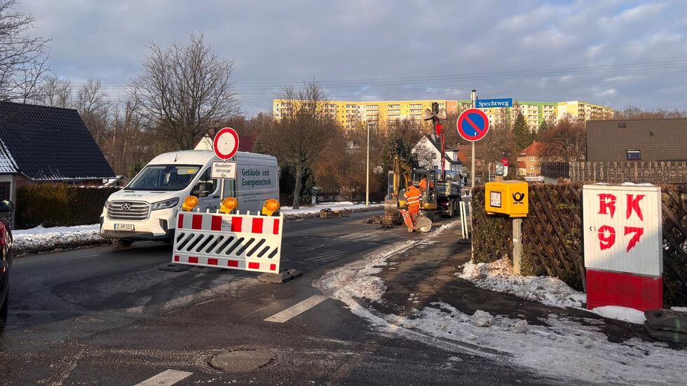 Vollsperrung des Lerchenwegs